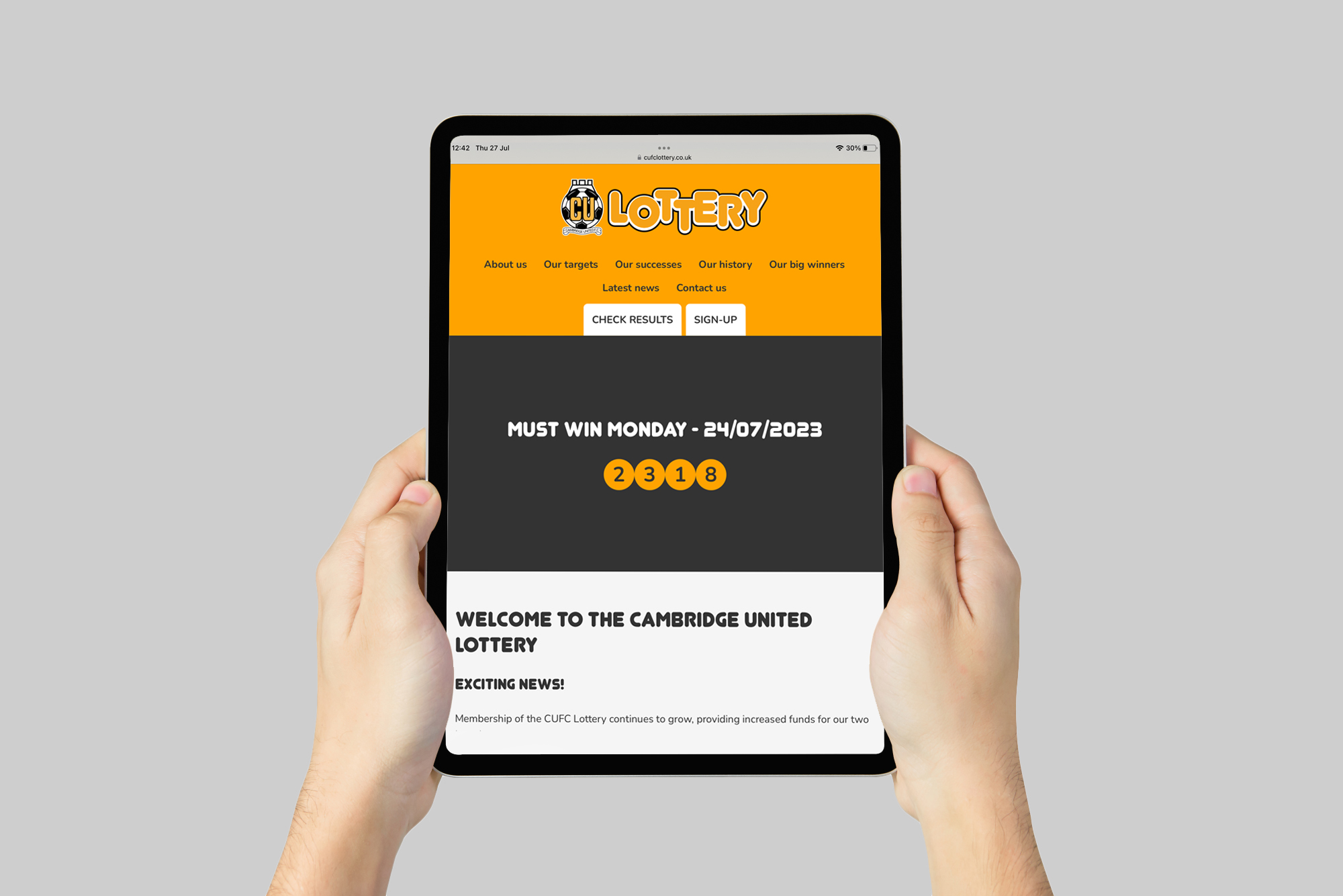 Cambridge United Lottery